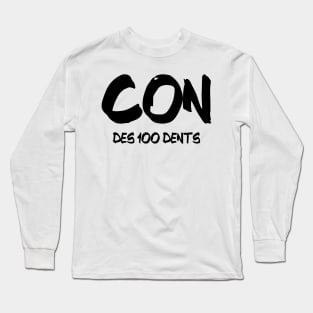 Con des 100 dents Long Sleeve T-Shirt